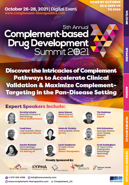 Complement-based Drug Development Summit 2021 - Full Event Guide